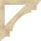 Ekena Millwork Merced Traditional Rough Sawn Bracket, Douglas Fir, 4"W x 38"D x 38"H BKT04X38X38MRC01RDF - alternate 2